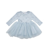 Ribbed Long Sleeve Tutu - Blue Comfy Collection 02 soll. the label