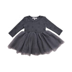 Ribbed Long Sleeve Tutu - Charcoal Comfy Collection 02 soll. the label