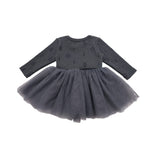 Ribbed Long Sleeve Tutu - Charcoal Comfy Collection 02 soll. the label