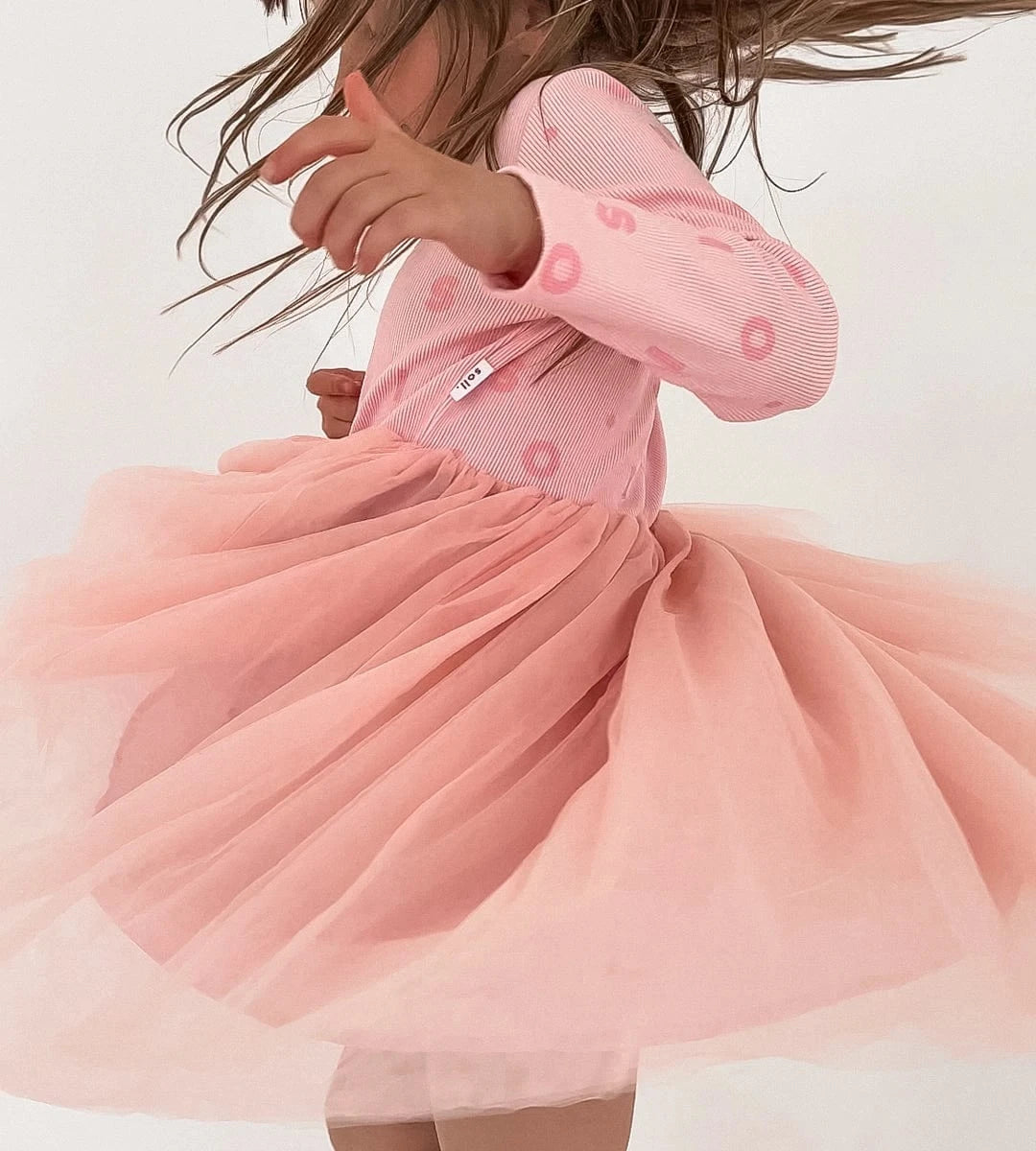 Ribbed Long Sleeve Tutu - Pink Comfy Collection 02 soll. the label