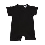 Ribbed Romper - Black Ribbed Range Soll the Label