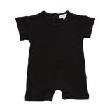 Ribbed Romper - Black Ribbed Range Soll the Label