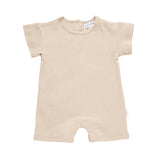 Ribbed Romper - Oat Ribbed Range Soll the Label
