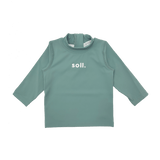 Soll Long Sleeve Swim Vest - Sage swimwear soll. the label
