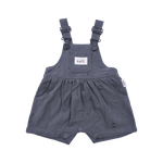 Soll Pattern Short Overall - Charcoal summer 02 collection soll. the label