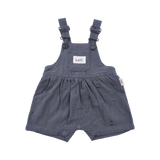 Soll Pattern Short Overall - Charcoal summer 02 collection soll. the label