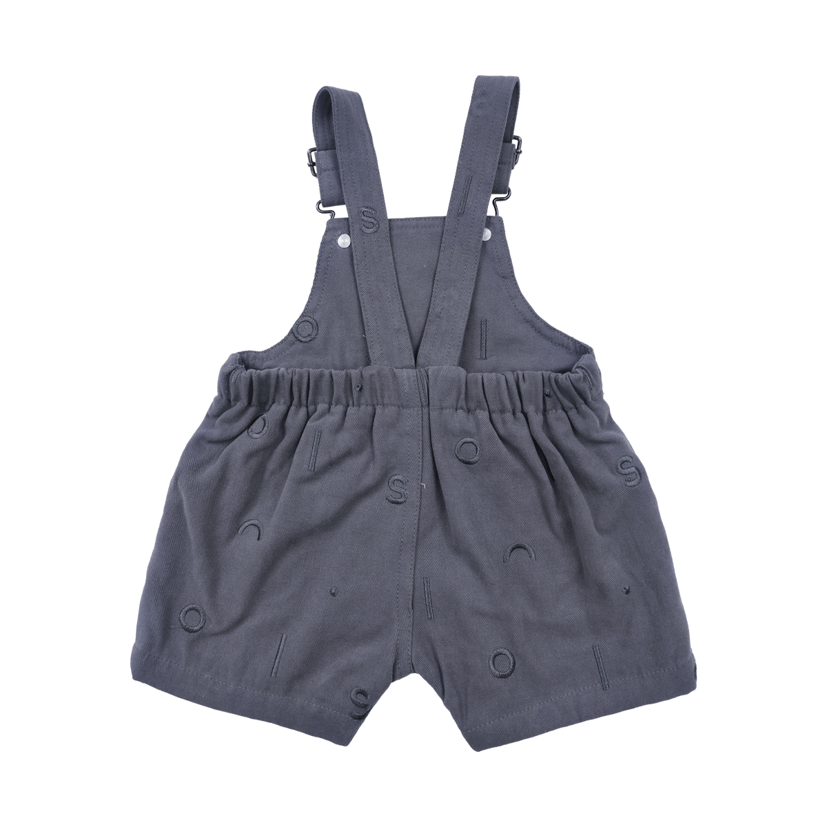 Soll Pattern Short Overall - Charcoal summer 02 collection soll. the label