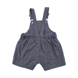 Soll Pattern Short Overall - Charcoal summer 02 collection soll. the label
