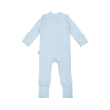 Soll Pattern Zip Bodysuit - Blue Comfy Collection 01 soll. the label