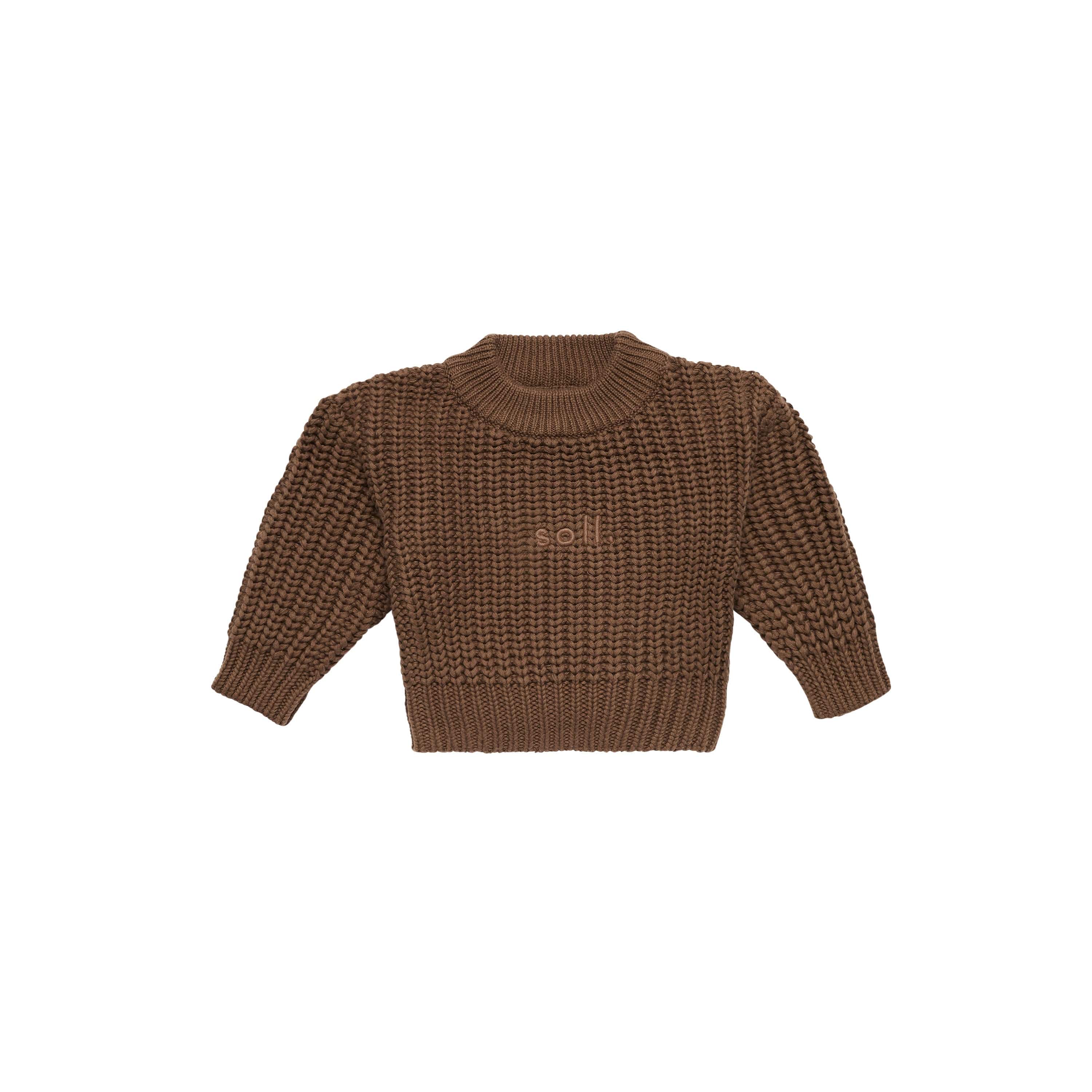 Soll Premium Knit Jumper - Mocha winter 23 soll. the label