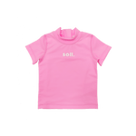 Soll Short Sleeve Swim Vest - Pink swimwear soll. the label