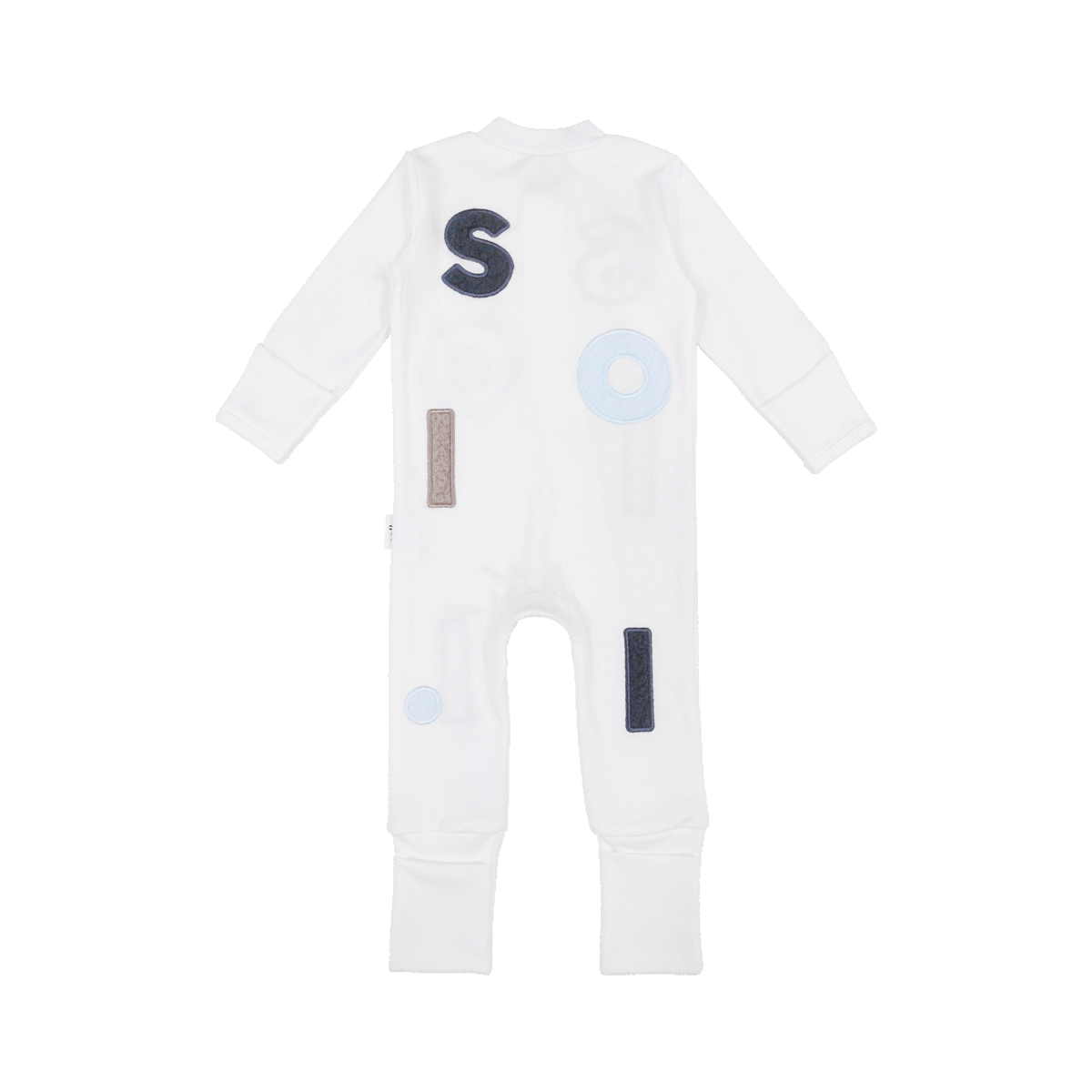 Soll Wooley Zip Bodysuit - Multi Blue Comfy Collection 01 soll. the label