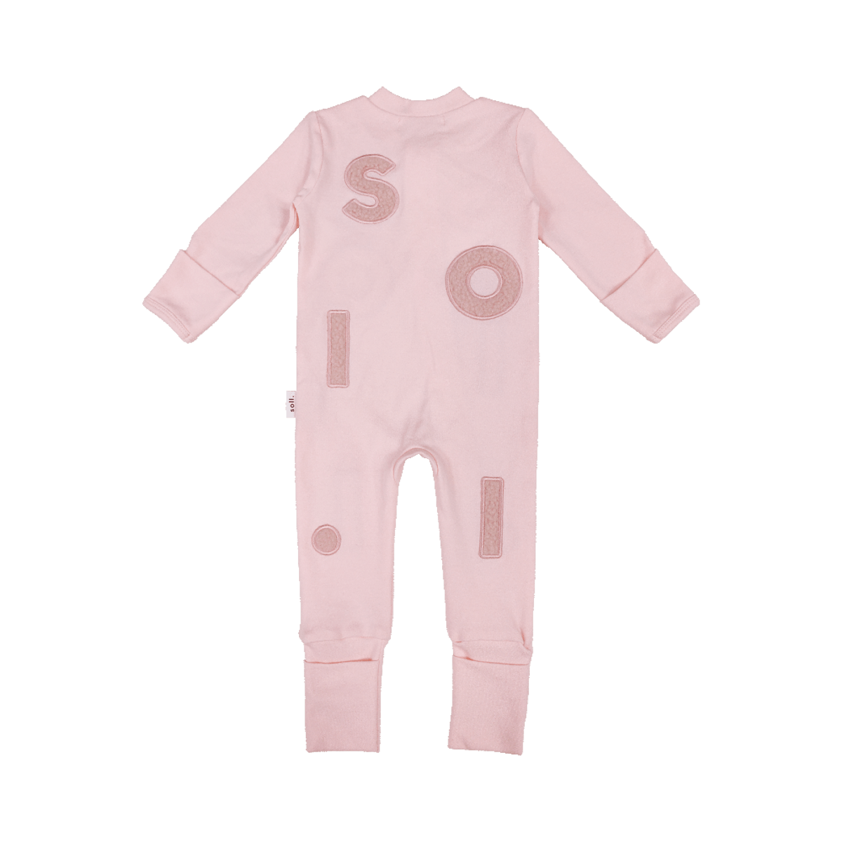Soll Wooley Zip Bodysuit - Pink Comfy Collection 01 soll. the label