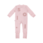 Soll Wooley Zip Bodysuit - Pink Comfy Collection 01 soll. the label
