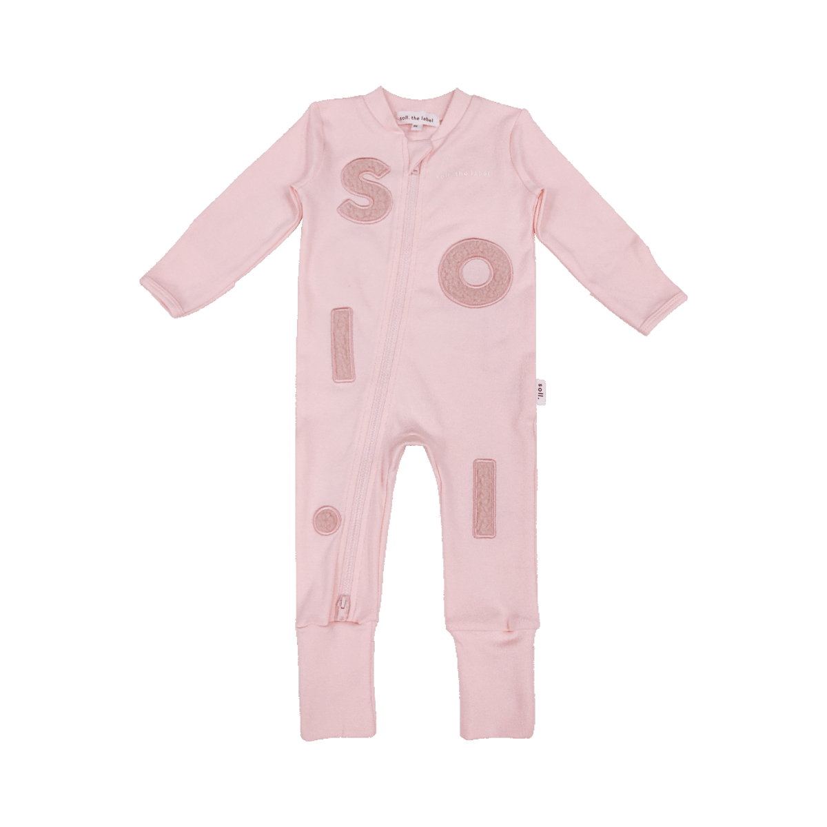 Soll Wooley Zip Bodysuit - Pink Comfy Collection 01 soll. the label