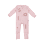Soll Wooley Zip Bodysuit - Pink Comfy Collection 01 soll. the label