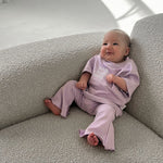 Stretch Cotton Flares - Lilac winter 23 soll. the label