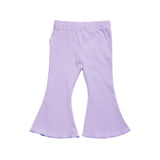 Stretch Cotton Flares - Lilac winter 23 soll. the label