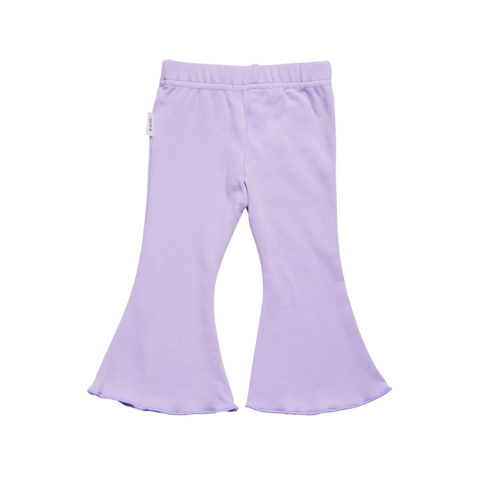 Stretch Cotton Flares - Lilac winter 23 soll. the label
