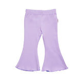 Stretch Cotton Flares - Lilac winter 23 soll. the label
