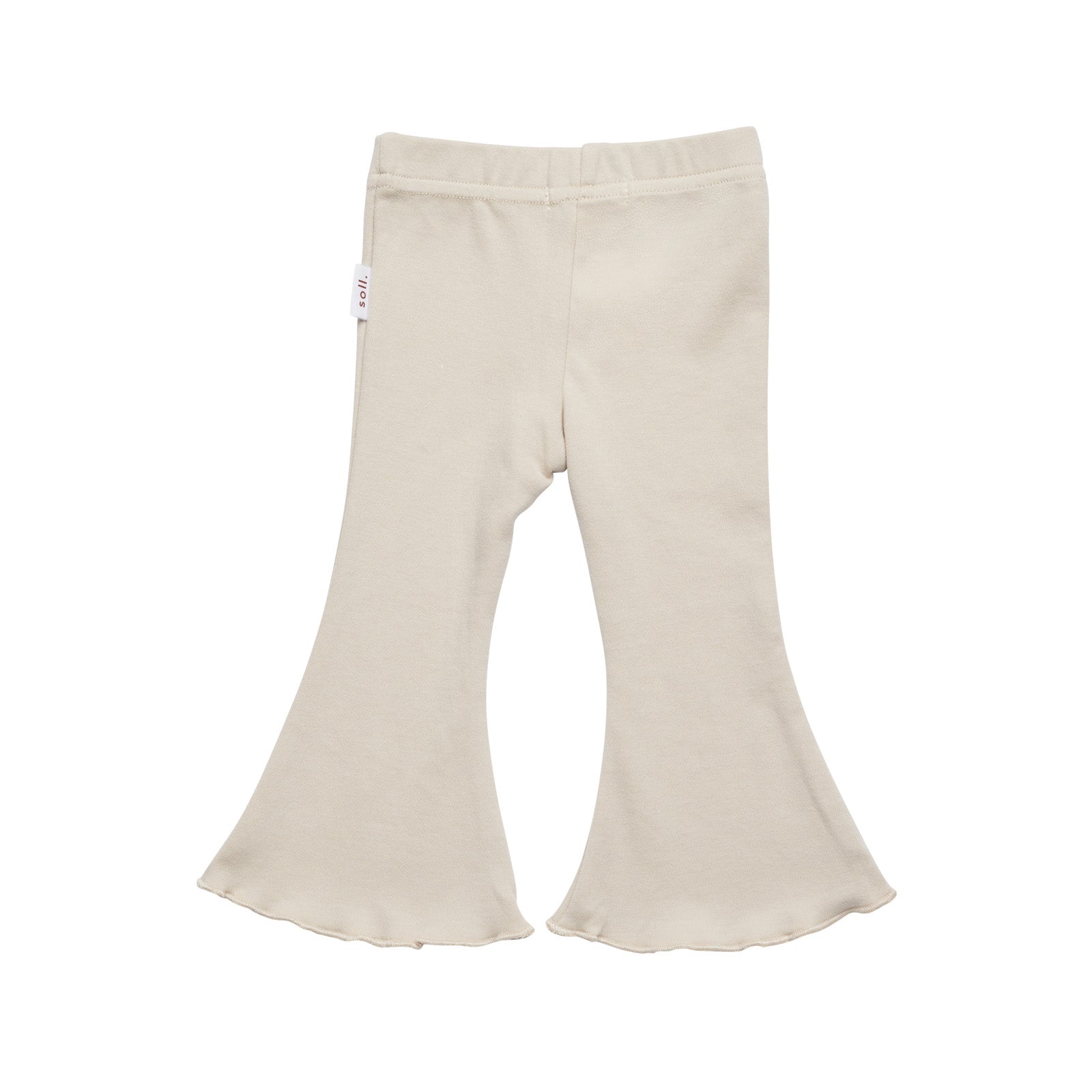 Stretch Cotton Flares - Oat winter 23 soll. the label