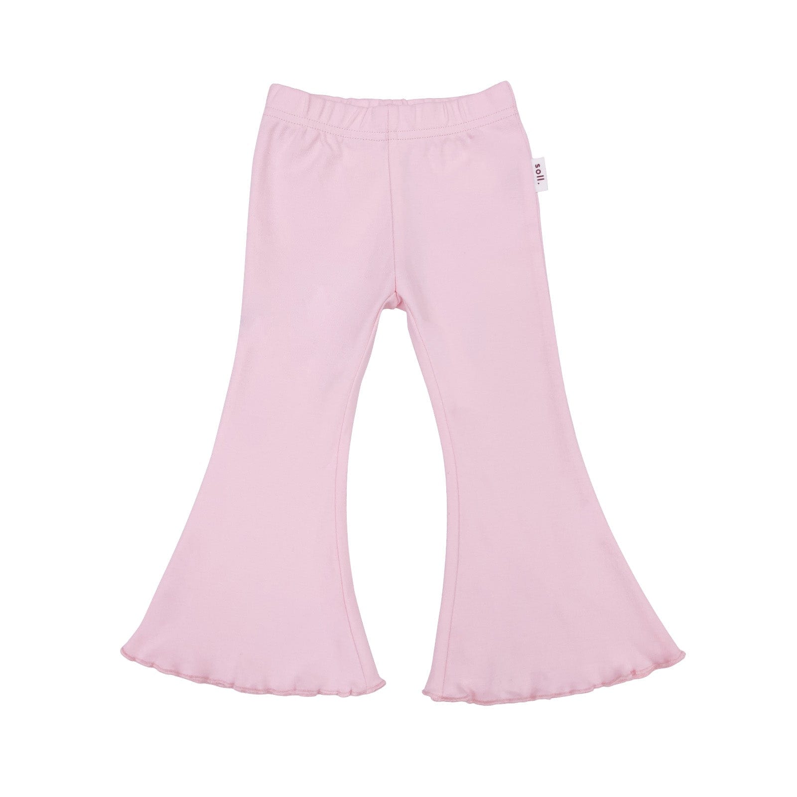 Stretch Cotton Flares - Pink spring soll. the label