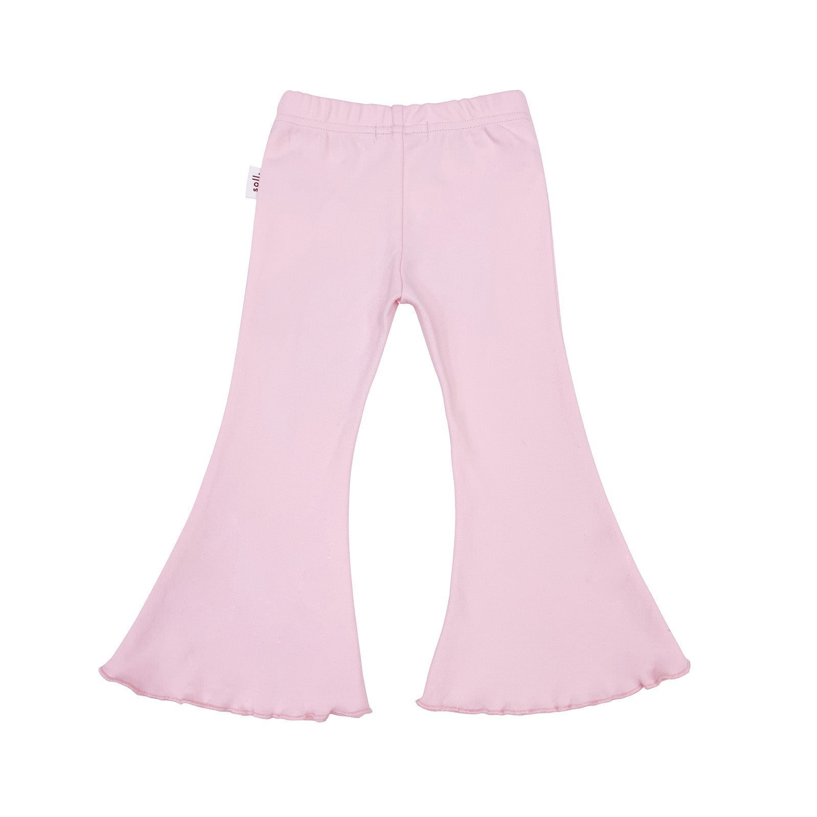 Stretch Cotton Flares - Pink spring soll. the label