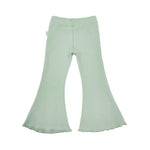 Stretch Cotton Flares - Sage spring soll. the label