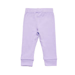Stretch Cotton Leggings - Lilac winter 23 soll. the label