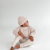 Stretch Cotton Leggings - Oat winter 23 soll. the label