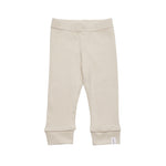 Stretch Cotton Leggings - Oat winter 23 soll. the label