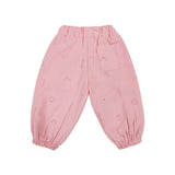 Woven Cotton Soll Bubble Pants - Pink Comfy Collection 02 soll. the label