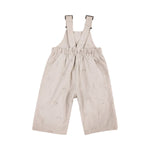 Woven Cotton Soll Overalls - Beige Comfy Collection 02 soll. the label