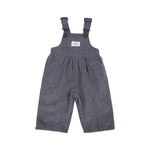 Woven Cotton Soll Overalls - Charcoal Comfy Collection 02 soll. the label