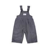 Woven Cotton Soll Overalls - Charcoal Comfy Collection 02 soll. the label