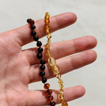 Cleanse & Co. Kids. Beans Rainbow Amber Necklace For Kids. Soll. The Label.