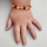 Cleanse & Co. Kids. Cognac Quartz and Yellow Aventurine Bracelet For Kids. Soll. The Label.