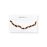 Cleanse & Co. Kids. Multi 3 Colour Amber Necklace For Kids. Soll. The Label.