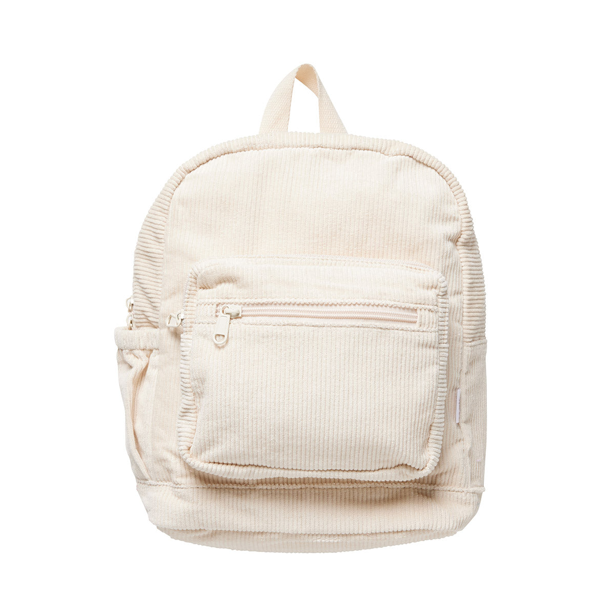 Kids Cream Corduroy Backpack