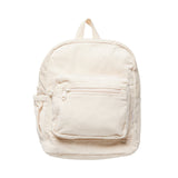 Kids Cream Corduroy Backpack