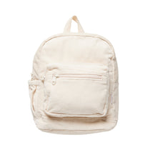 Kids Cream Corduroy Backpack