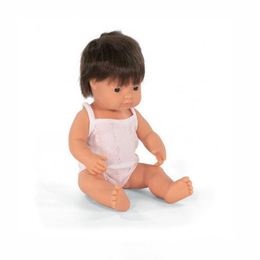 Miniland Doll. Baby Caucasian Boy. Soll. The Label