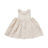 Linen Singlet Dress - Oat