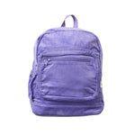 Corduroy Backpack - Purple backpack soll. the label