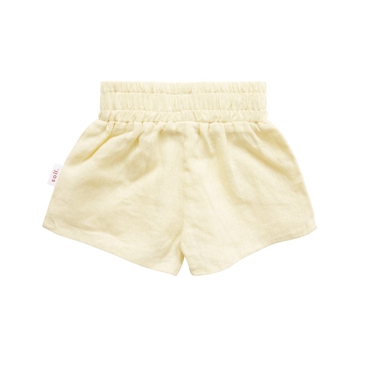 Linen Relaxed Shorts - Lemon summer23 soll. the label