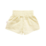 Linen Relaxed Shorts - Lemon summer23 soll. the label