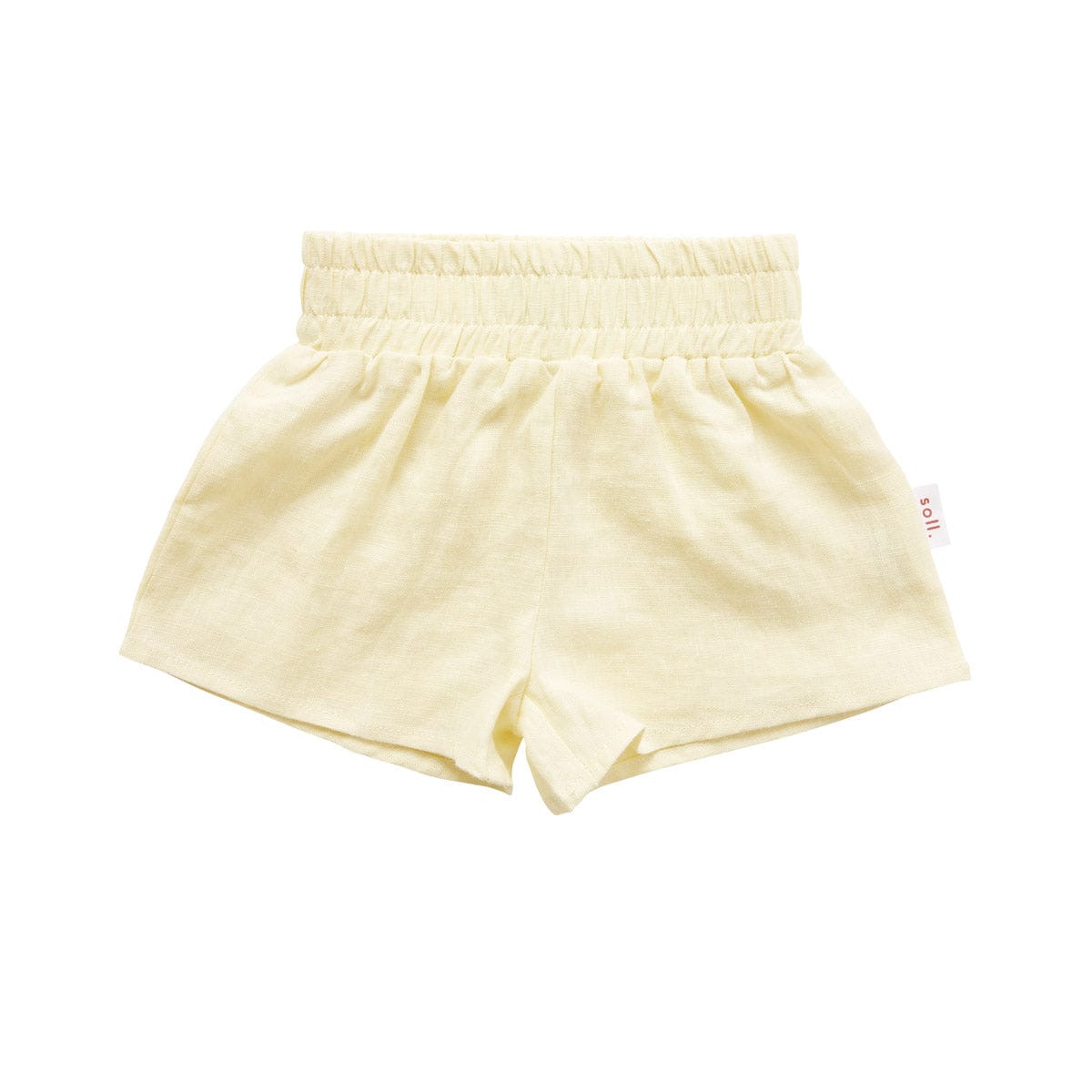 Linen Relaxed Shorts - Lemon summer23 soll. the label