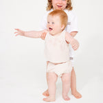 Linen Singlet and Bloomer Set - Beige Gingham summer23 soll. the label