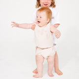 Linen Singlet and Bloomer Set - Beige Gingham summer23 soll. the label