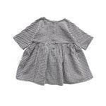Linen Sleeve Dress - Gingham summer23 soll. the label